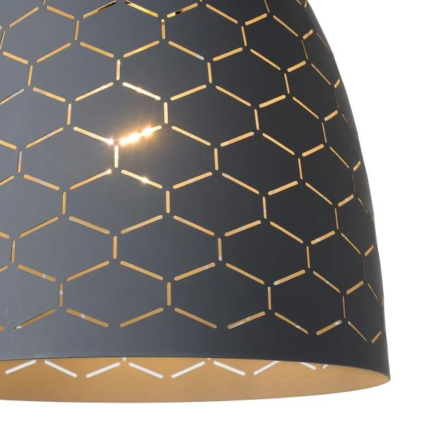 Lucide GALLA - Hanglamp - Ø 25 cm - 1xE27 - Grijs - detail 2